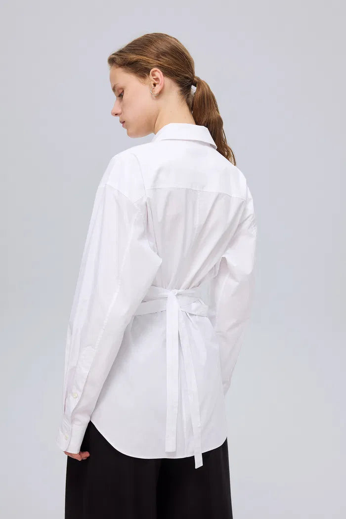 Estelle Cinched Waist Shirt in Cotton | Fabrique