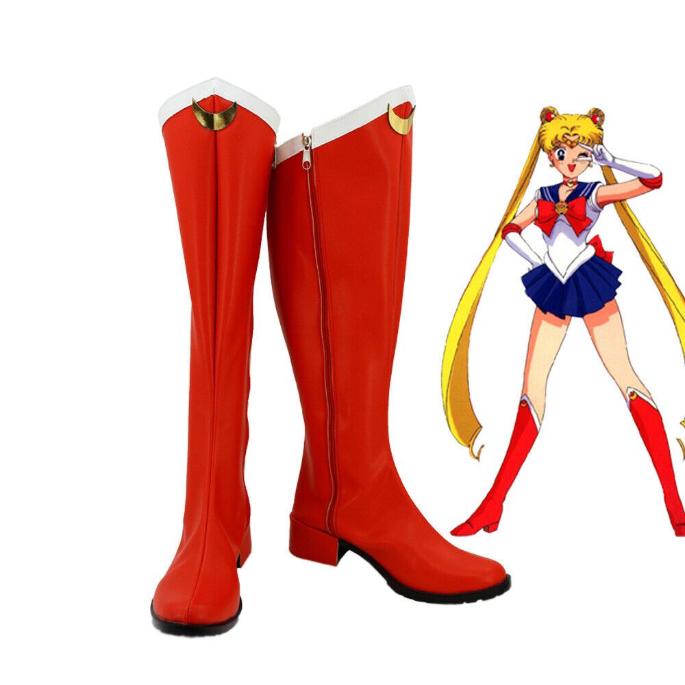 Sailor Moon Serena Cosplay Boots Shoes Custom Made  | eBay | eBay US