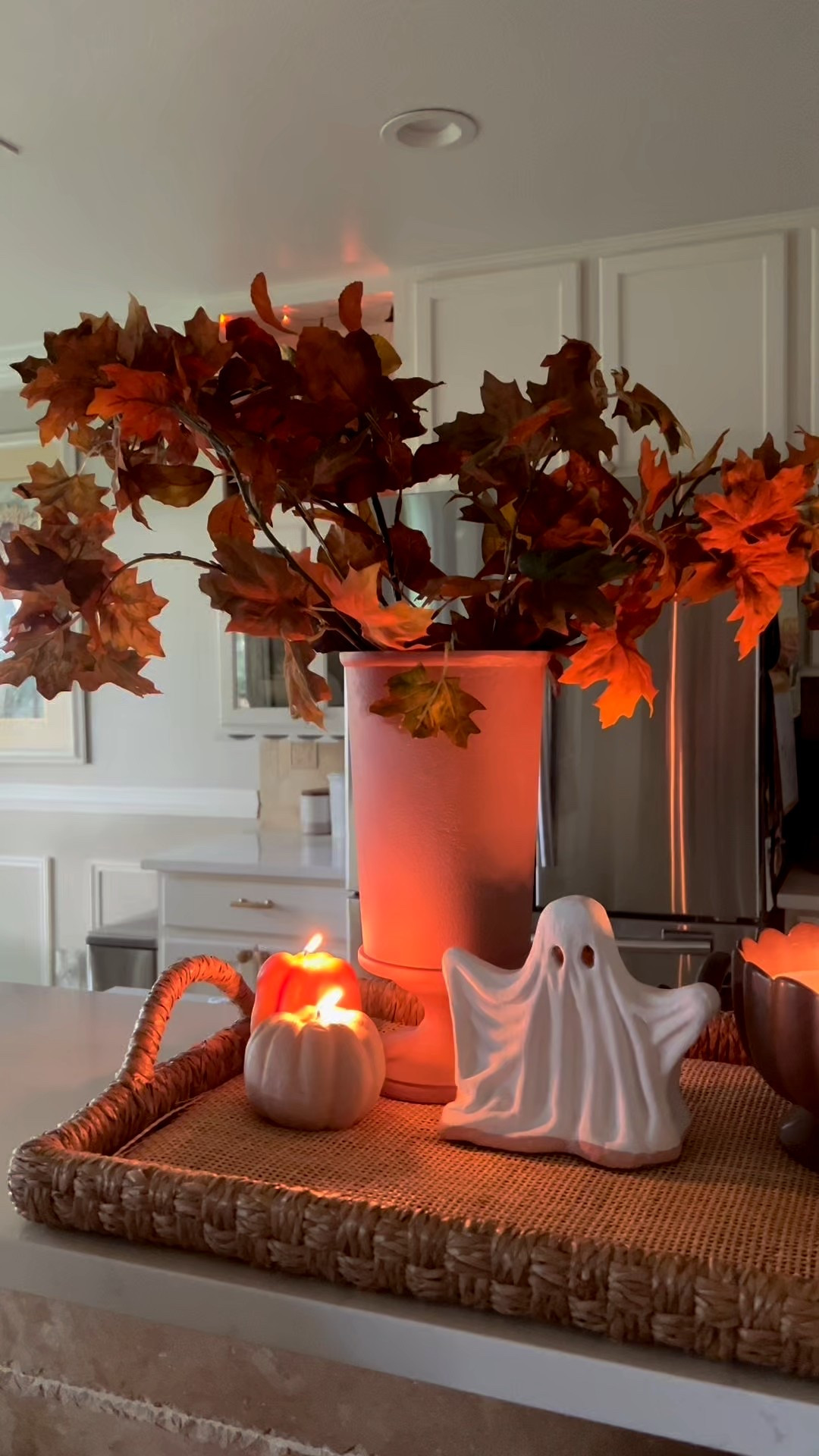 Spooky Kitchen 
Ghost decor 
Halloween decor 
Halloween kitchen 

#LTKSeasonal #LTKHome #LTKHalloween