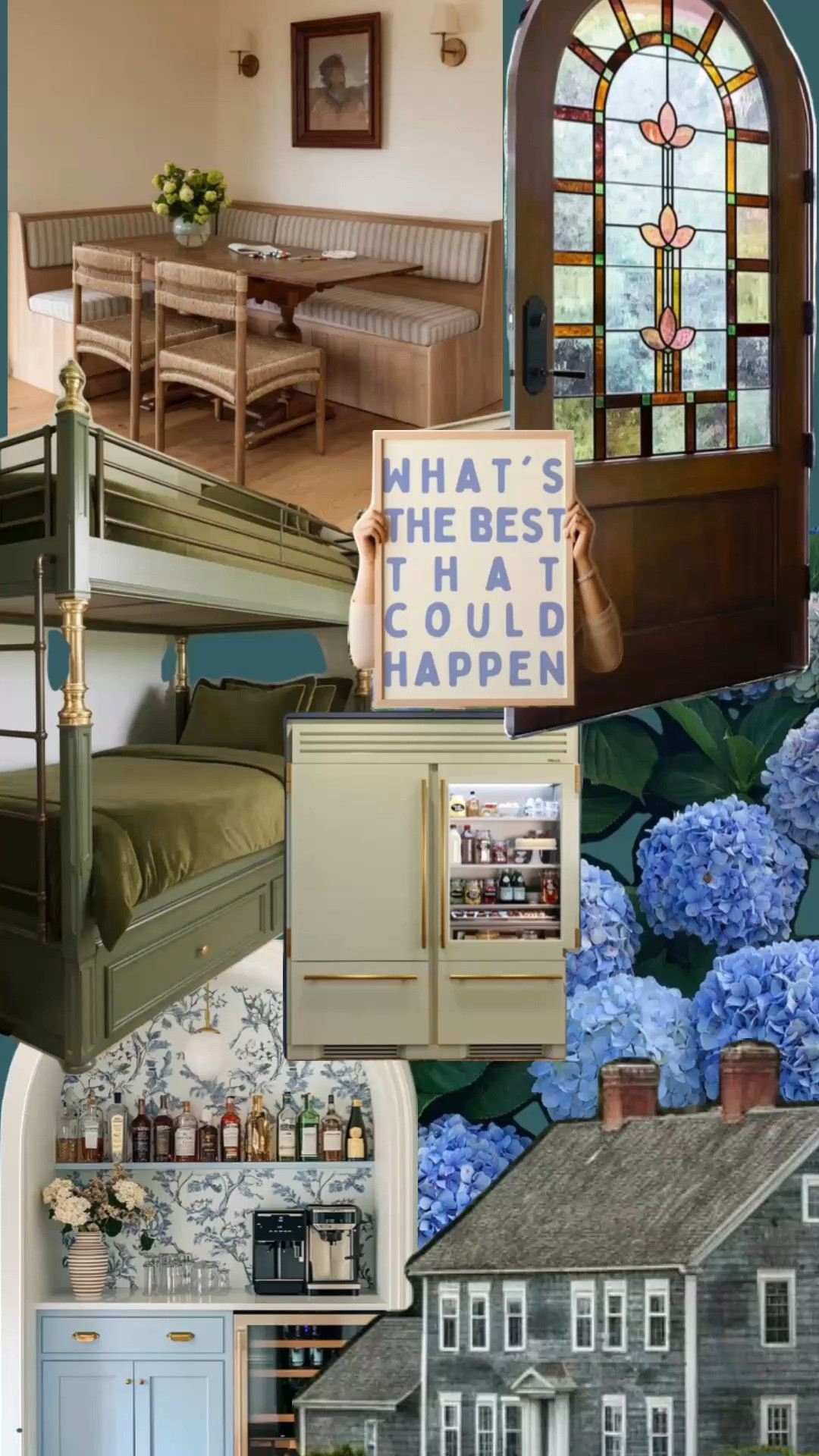 We’ve got a dream a-brewin’ and this collage is a hint as to what it could be! What do we think about this inspiration board? 

Can you guess what this dream is hiding in our hearts? 

#LTKstorytime #LTKHome