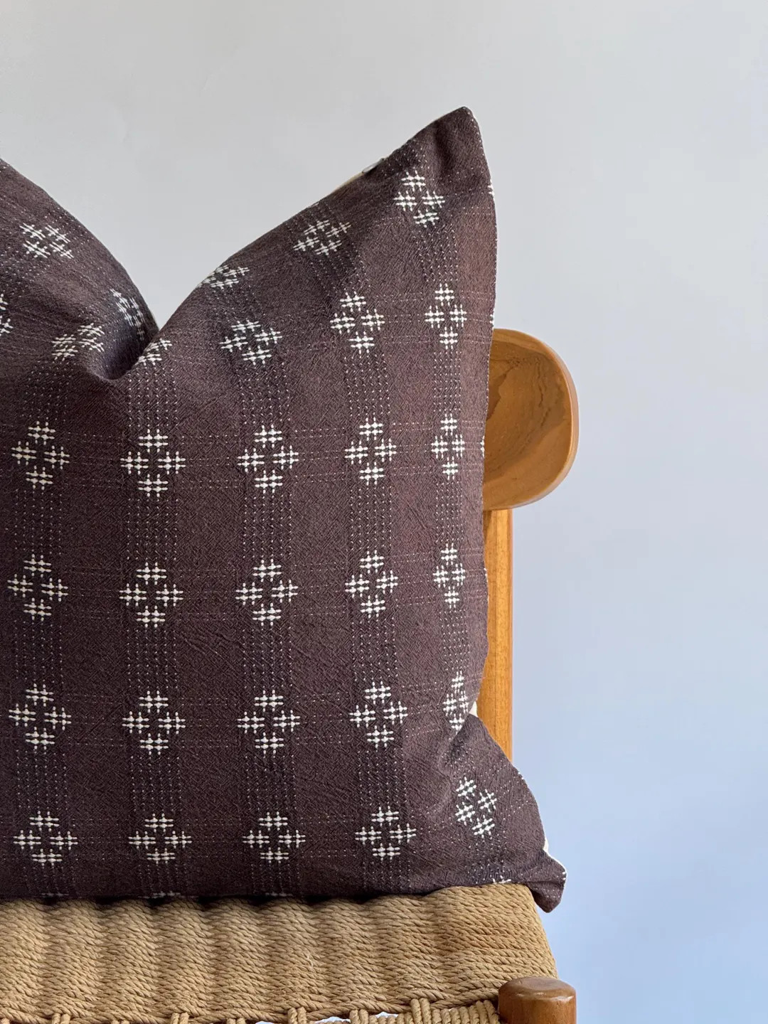 Purple Boho Pillow Cover Hill Tribe Woven Cotton, Home Decor (20" x 20") | Etsy (US)