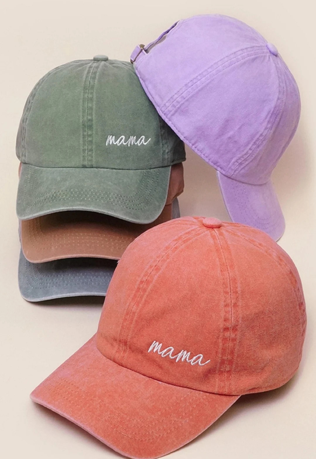 Mama Baseball Hat, Messy Bun Baseball Cap, Ponytail Baseball Hat, Monogram Beach Hat, Ball Cap, D... | Etsy (US)