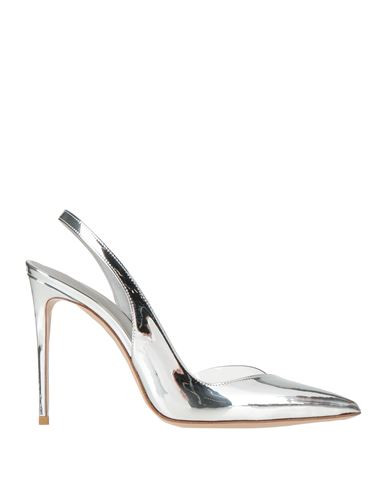 Le Silla Woman Pumps Silver Size 10 Soft Leather, Textile fibers | YOOX (US)