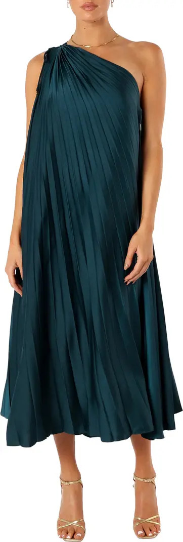 Selena Pleated One-Shoulder Dress | Nordstrom