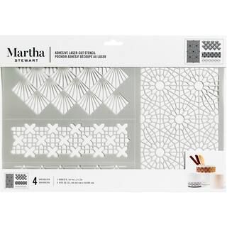 Martha Stewart Adhesive Laser-Cut Stencil, Geometric | Michaels Stores