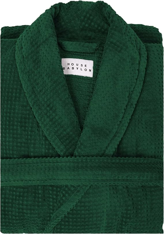 House Babylon Unisex Bathrobe | Velour Dressing Gown 450 GSM long cotton fibres Oeko-Tex Certifie... | Amazon (UK)