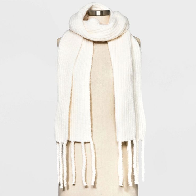 Women's Ribbed Blanket Scarf - A New Day™ | Target