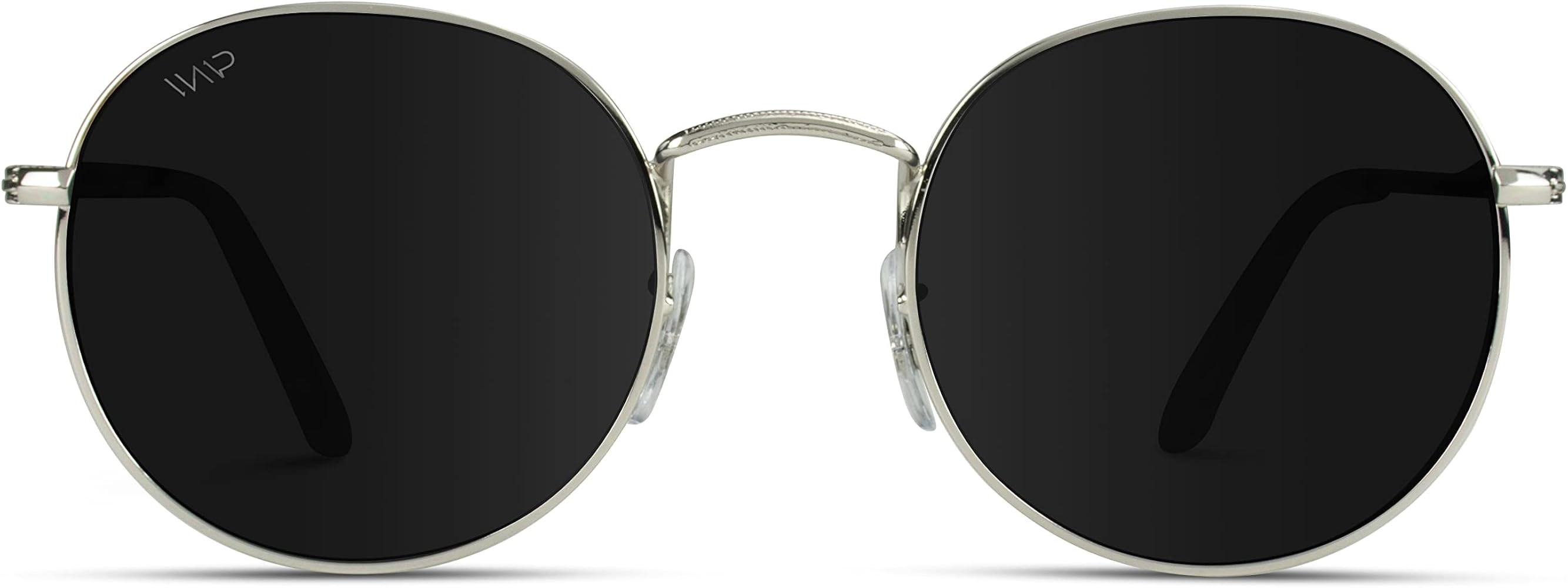 WearMe Pro - Reflective Lens Round Trendy Sunglasses | Amazon (US)