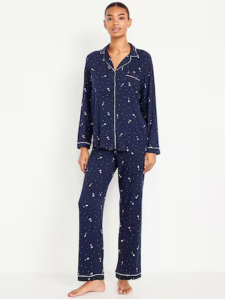 Sunday Sleep Knit Jersey Pant Set | Old Navy (US)