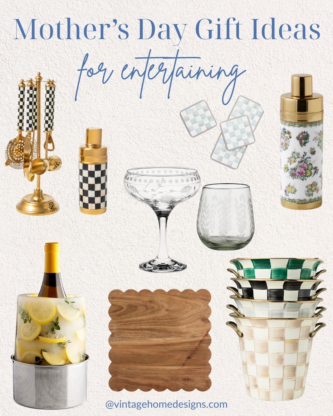 If your mom is the one who always has a signature cocktail ready and a perfectly stocked bar cart, then look no further for gift inspiration.

She is the hostess, who makes every gathering feel like a special event, and the right bar and cocktail gifts will be the perfect gift.

Unique bar accessories, a beautiful set of glassware, or an ice mold to create a beautiful wine or champagne bottle chiller are all gifts she will absolutely love. ￼

#LTKMothersDay #LTKHome #LTKfoodie