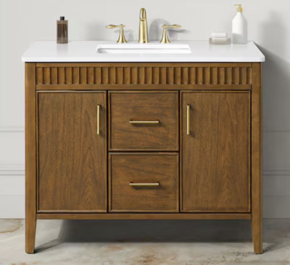 If you need a smaller vanity - this one is fab! 
