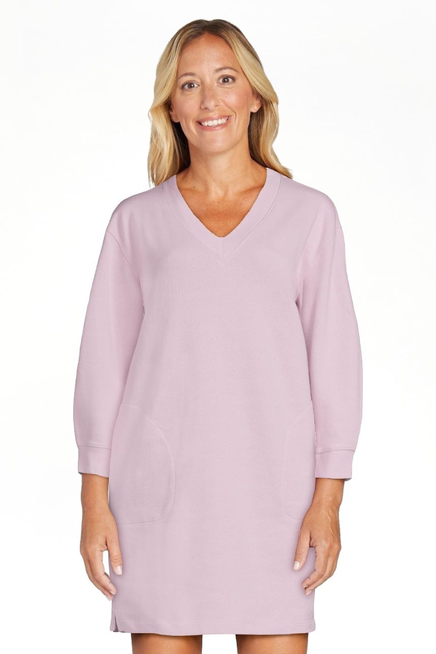 Free Assembly Women’s Mini Sweatshirt Dress with Long Sleeves, Sizes XS-XXL | Walmart (US)