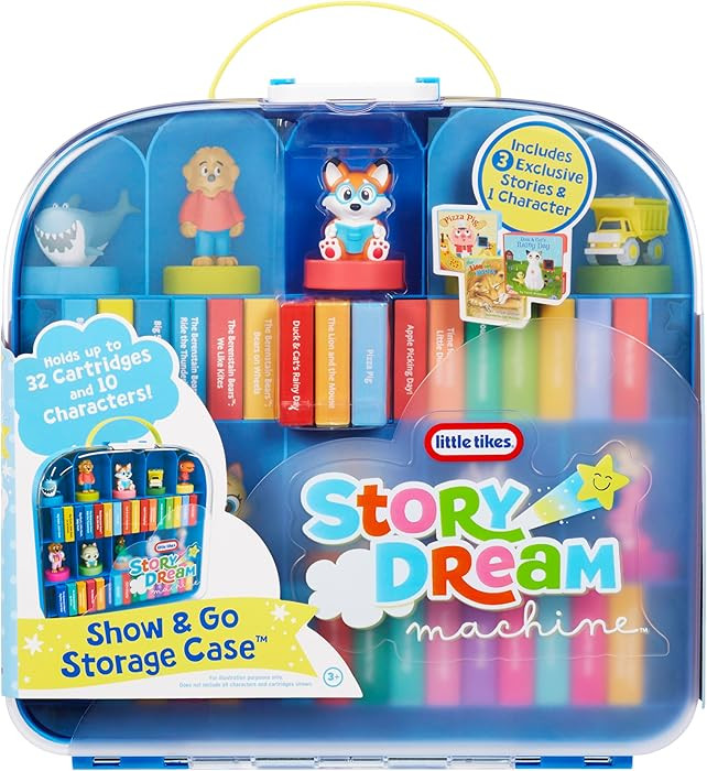 Little Tikes Story Dream Machine Show & Go Storage Case, Storytime, Books, Audio Play, Character,... | Amazon (US)