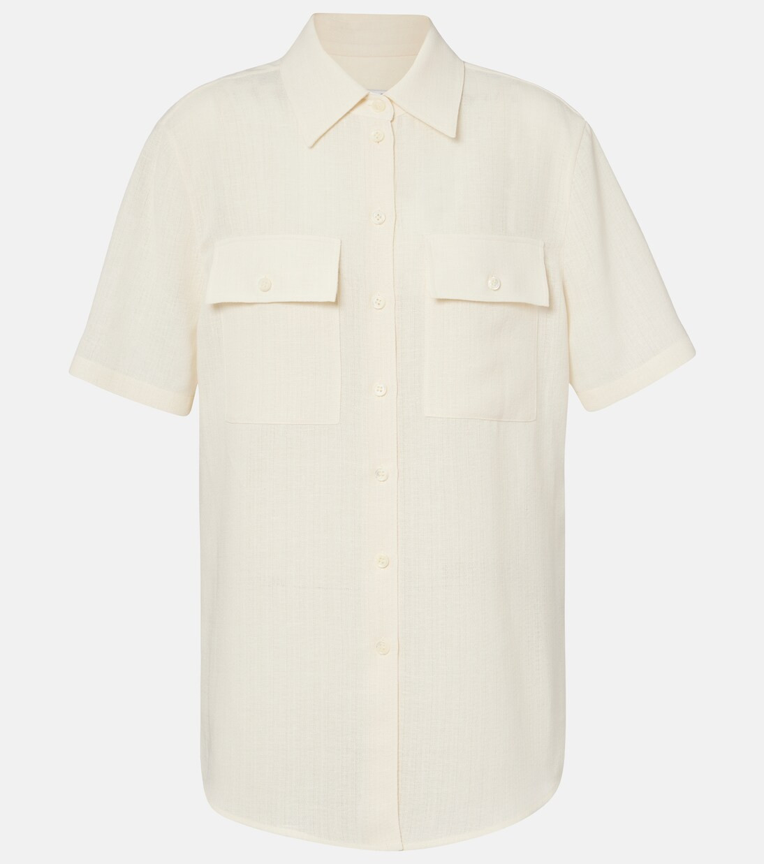 Shirley linen crêpe shirt | Mytheresa (DACH)