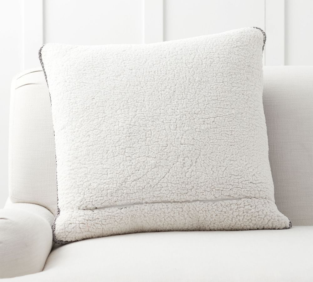 Thermal Sherpa Back Knit Pillow Covers | Pottery Barn (US)