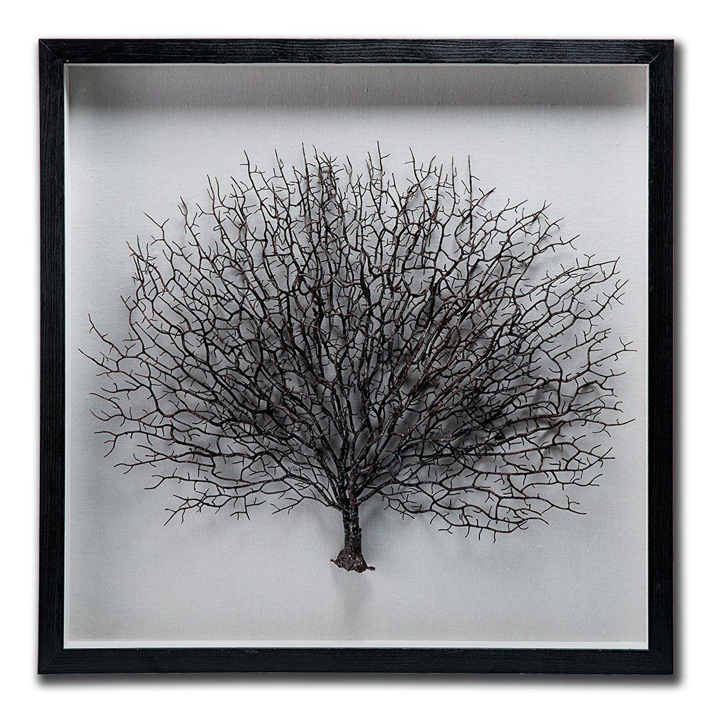 WAF 24"X24"x1 3/5" Modern Wall Decor Withered Branch Contemporary Tree Sculpture 3D Shadow Box Fr... | Amazon (US)
