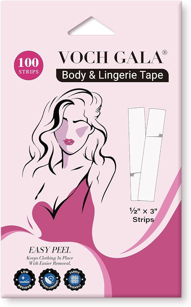 VOCH GALA Double Sided Tape for Clothes & Fashion, 100 Strips | Amazon (US)