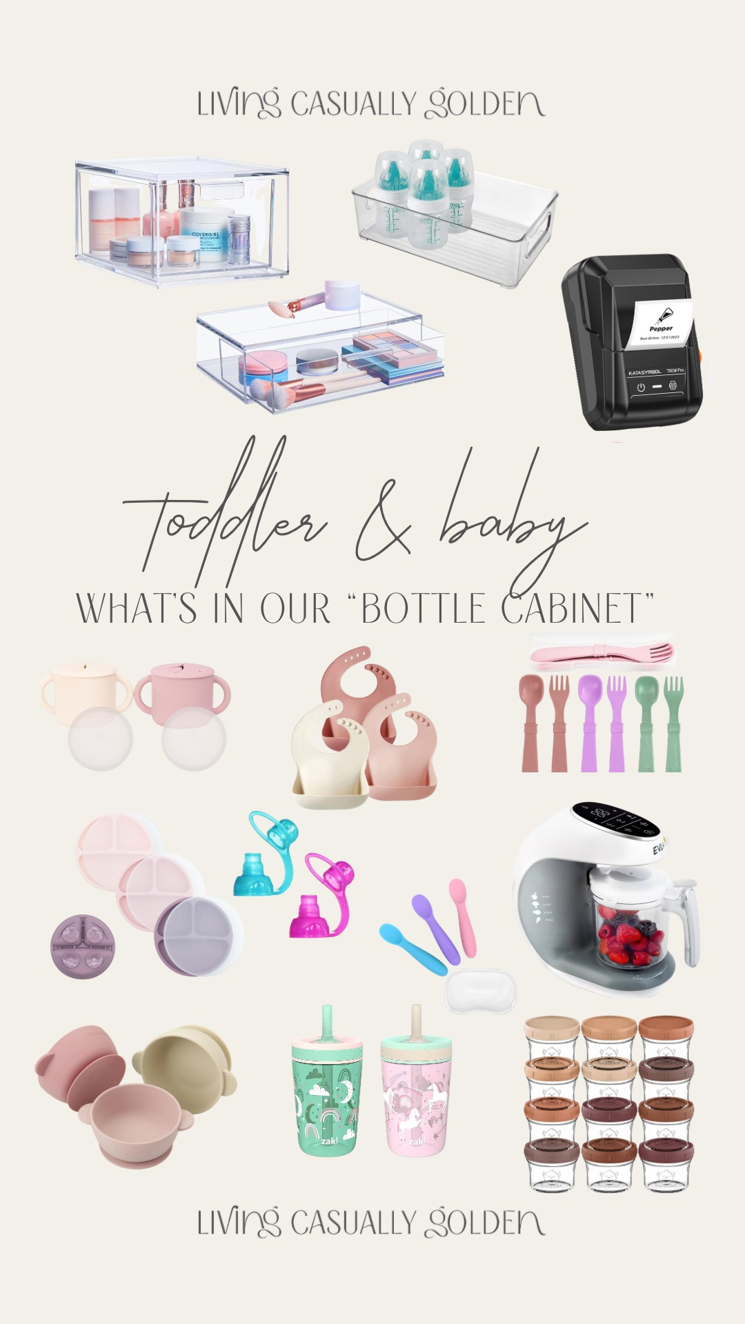 Everything we use in our cabinet to keep both my toddler and babies items organized! Our favorite bibs, spoons, plates, baby food steamer and more! 

 

#LTKHome #LTKBaby