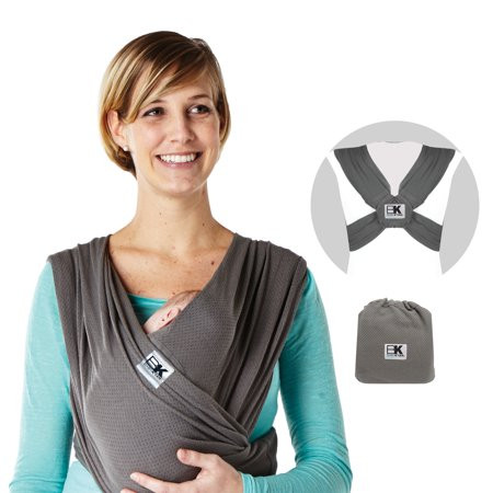 Baby K'tan Breeze Baby Wrap Carrier, Infant and Child Sling - Simple Pre-Wrapped Holder for Babywear | Walmart (US)