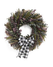22in Dried Preserved Eucalyptus Cedar Wreath | Home | T.J.Maxx | TJ Maxx