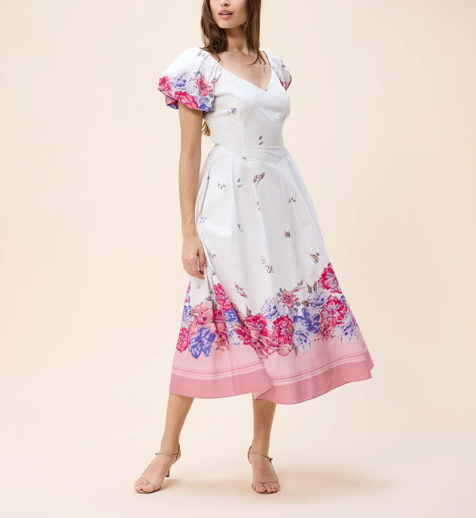 Zaha Ankle Dress | Camellia | Cleobella