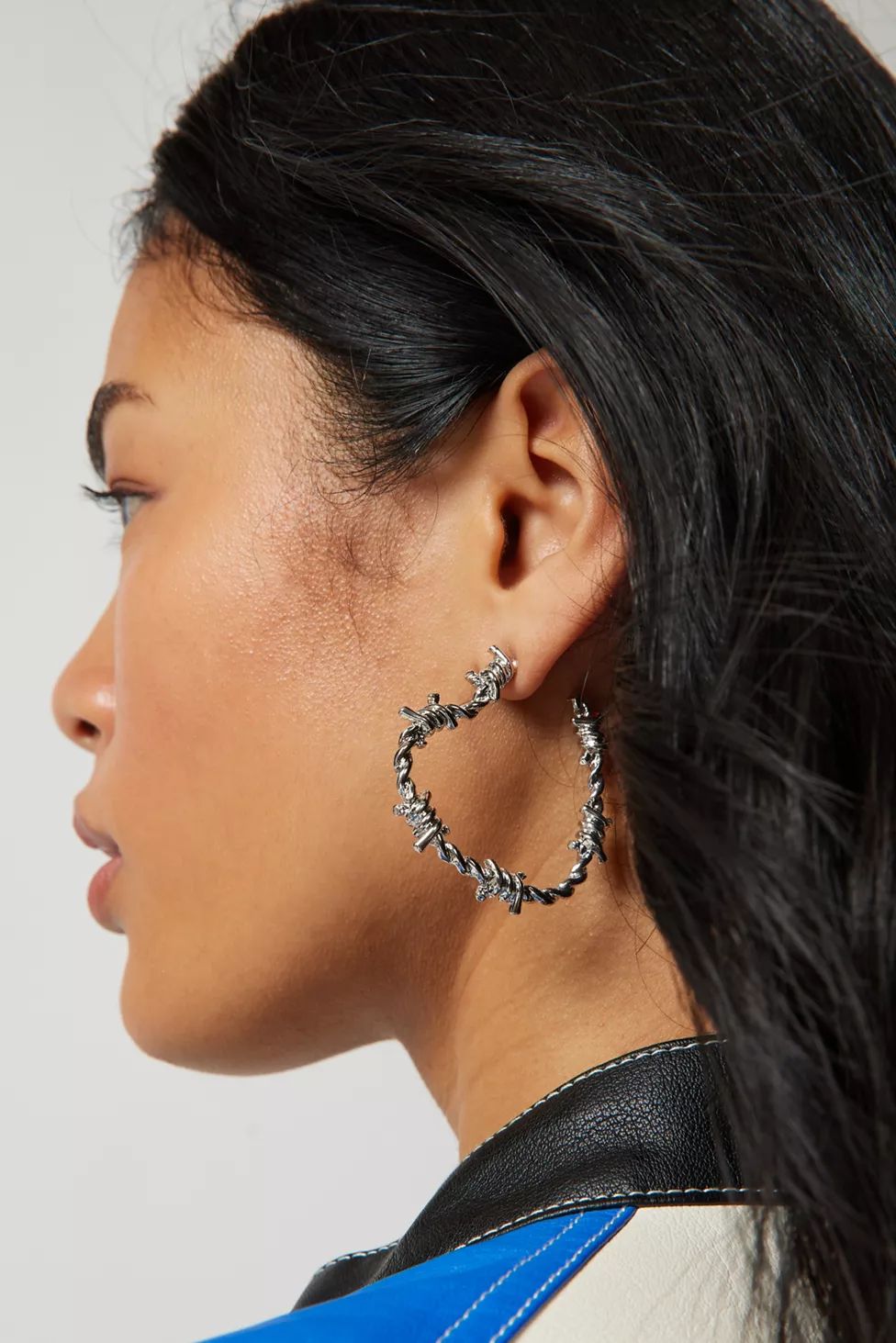Barbed Heart Hoop Earring | Urban Outfitters (US and RoW)