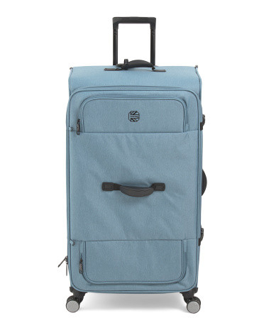 32In Orkney Softside Spinner, Leather | TJ Maxx