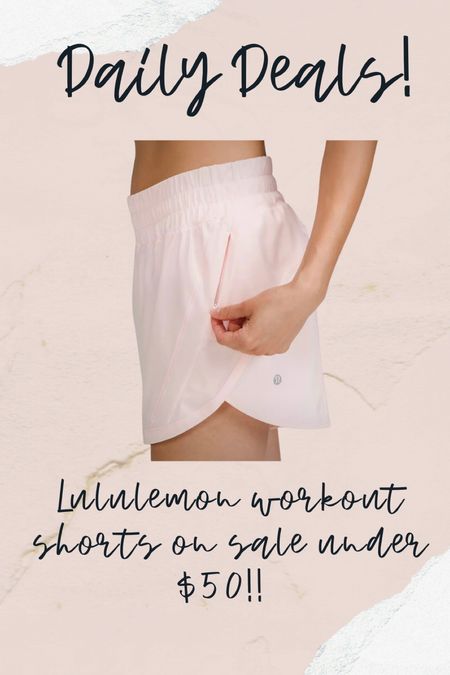 Lululemon shorts on sale, workout shorts 

#LTKunder50 #LTKFitness #LTKsalealert