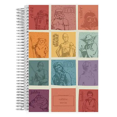 Star Wars Classic Characters Anniversary A5 Notebook | Erin Condren | Erin Condren