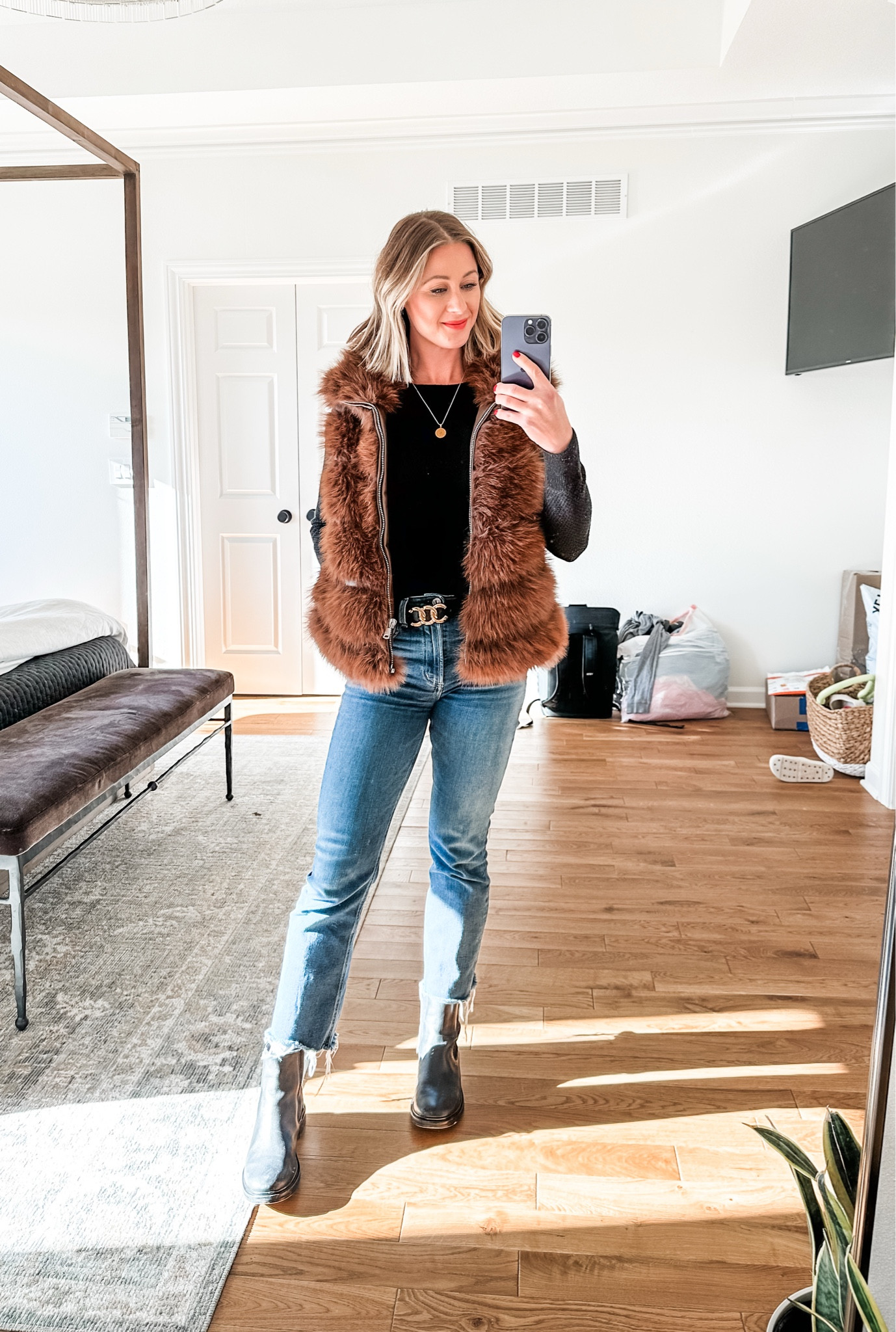 I purchased this fur vest a few weeks ago and have been waiting for the perfect time to wear it… kids’ Christmas program was it! It’s surprisingly warm and so so soft. A must for your winter wardrobe! Linked similar sweaters I have a few of and love that are also 60% off! 

#LTKGiftGuide #LTKHoliday #LTKSeasonal