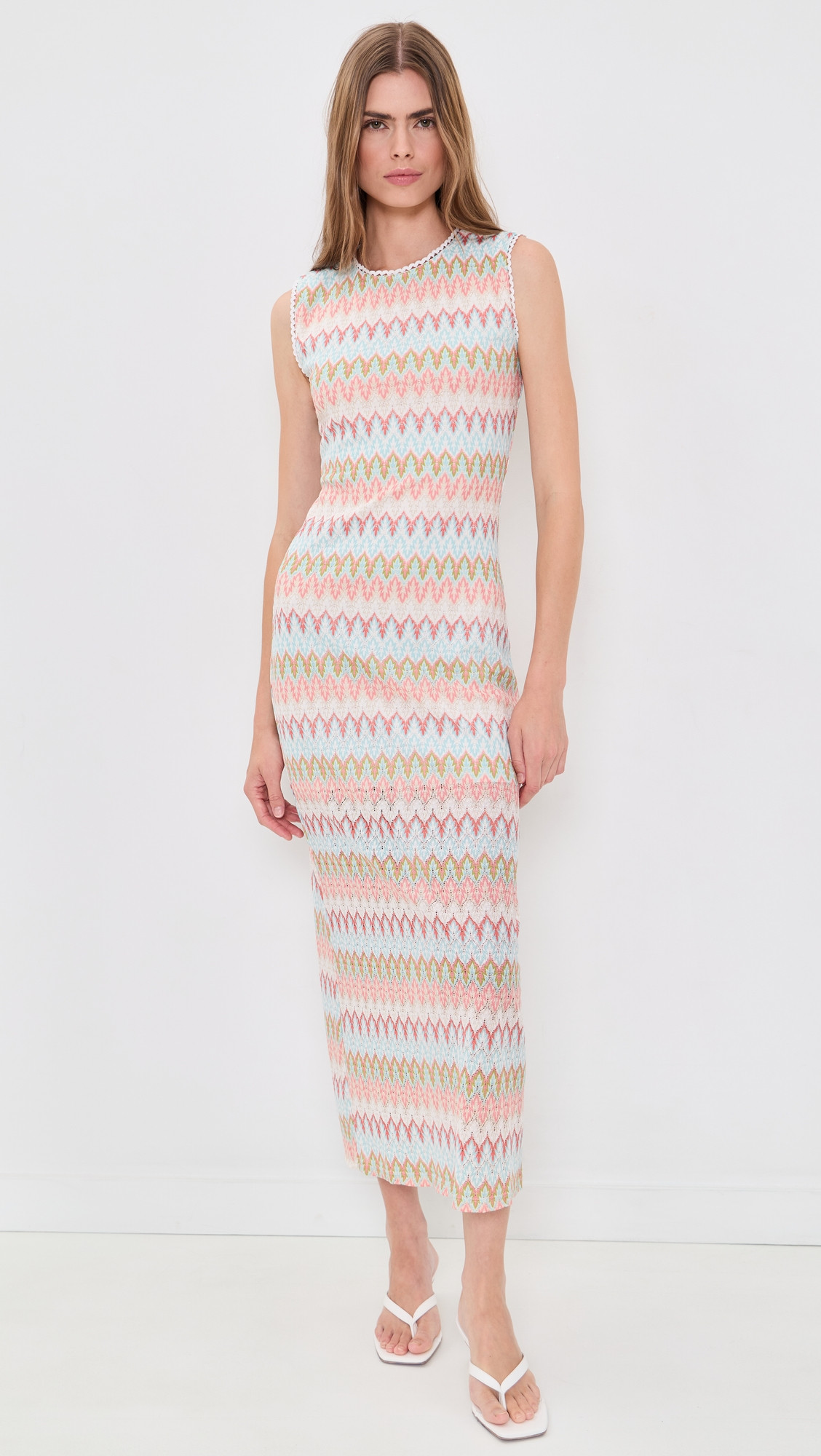 Hill House Home The Taytum Dress White Multi XXS | Shopbop