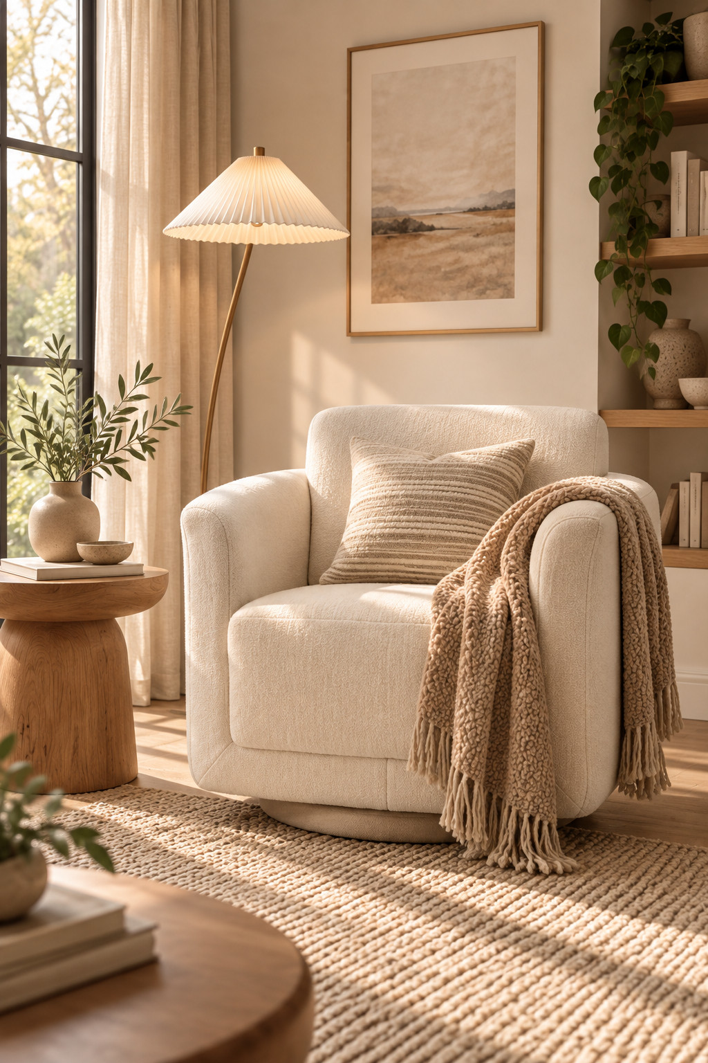 These Joss & Main accent chairs are such an easy way to make a room feel more finished without changing everything. I love the mix of soft boucle, velvet, warm wood, curved silhouettes, and cozy oversized seats. They work so well in a living room corner, bedroom, office, or reading nook, especially when you want that relaxed designer look for fall. 🤎✨
#JossAndMain #AccentChair #AccentChairFinds #LivingRoomDecor #CozyHome #FallHome #ReadingNook #HomeDecorFinds #InteriorInspo #NeutralHome #CozyCorner #ModernHome #HomeRefresh #DesignerStyle 

 #LTKSeasonal #LTKHome #LTKSaleAlert