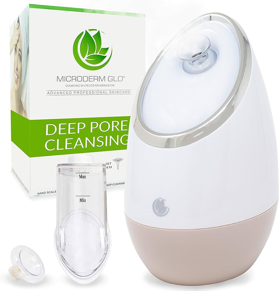 Facial Steamer SPA+ by Microderm GLO - Best Professional Nano Ionic Warm Mist, Home Face Sauna, P... | Amazon (US)