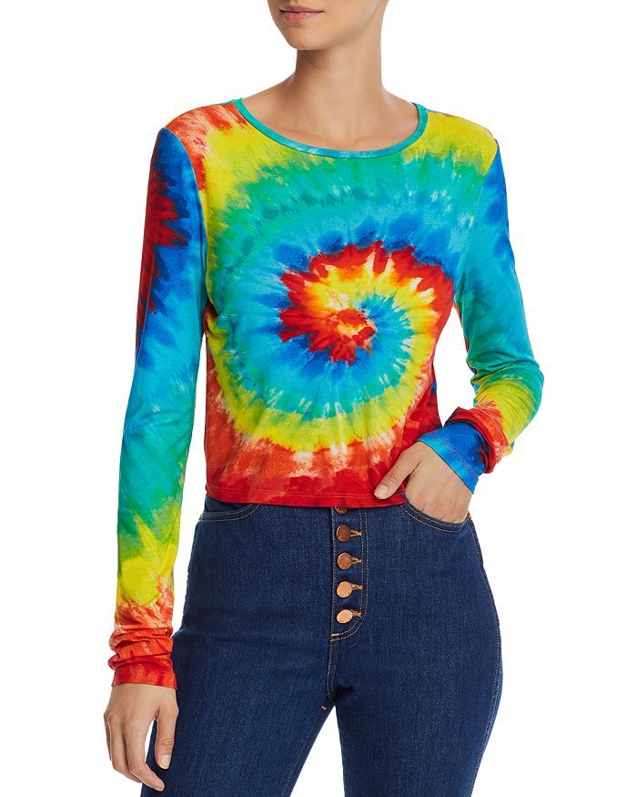 Alice and Olivia
           
   
               
                   Delaina Tie-Dye Cropped Top | Bloomingdale's (US)