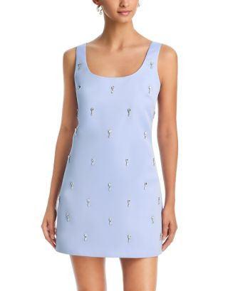 Jewel Satin Mini Dress - Exclusive | Bloomingdale's (AU)