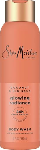 Shea Moisture Coconut Hibiscus Body Wash Glowing Radiance Glowing 18 oz | Amazon (US)