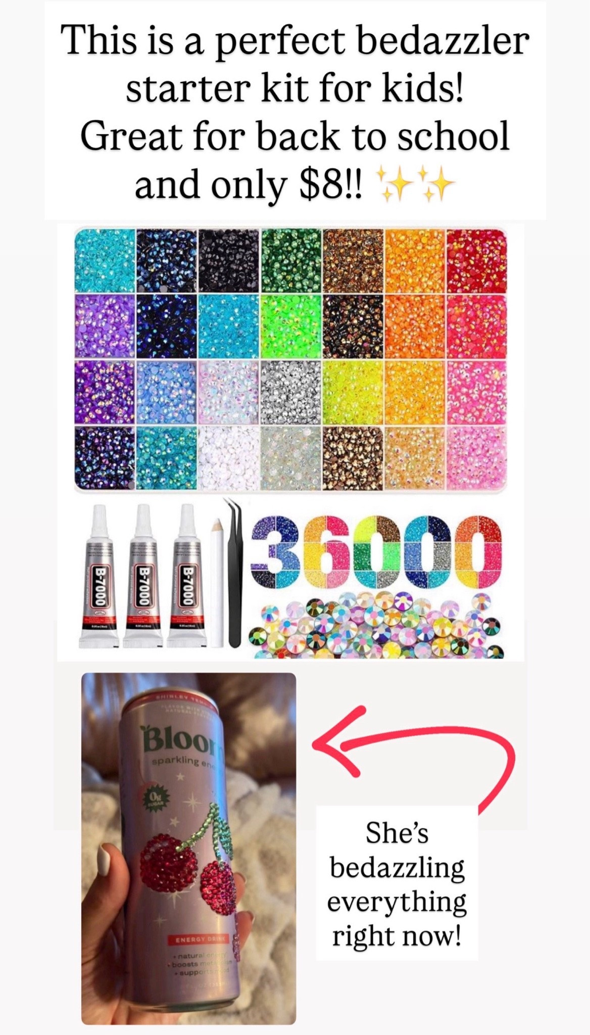 Bedazzle kit got beginners

#LTKKids