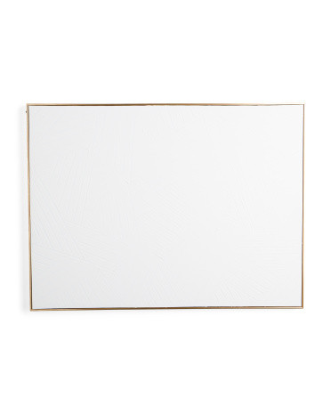30x40 White Plaster Braids Wall Art In Gold Tone Frame | Marshalls