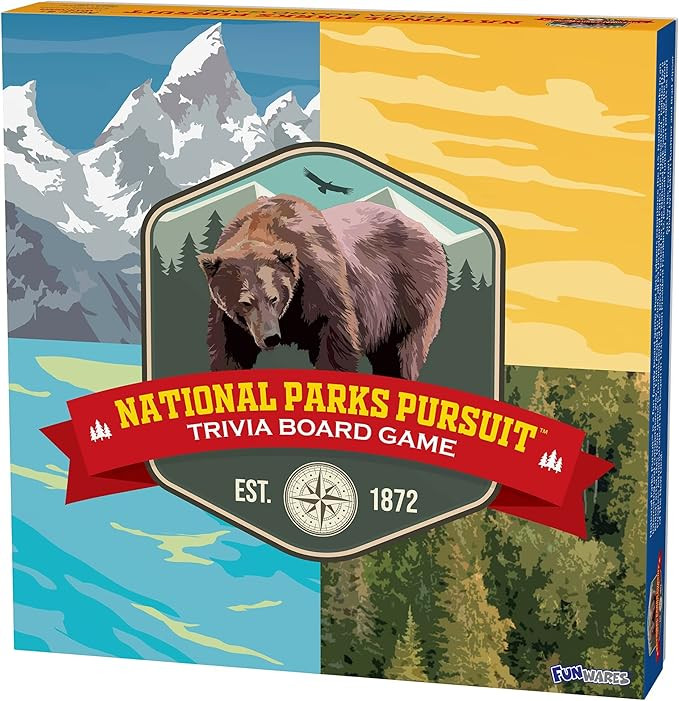 National Parks Pursuit Fun Family Trivia Board Game for Kids and Adults | Amazon (US)