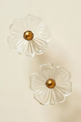 Raisa Glass Knobs, Set of 2 | Anthropologie (US)