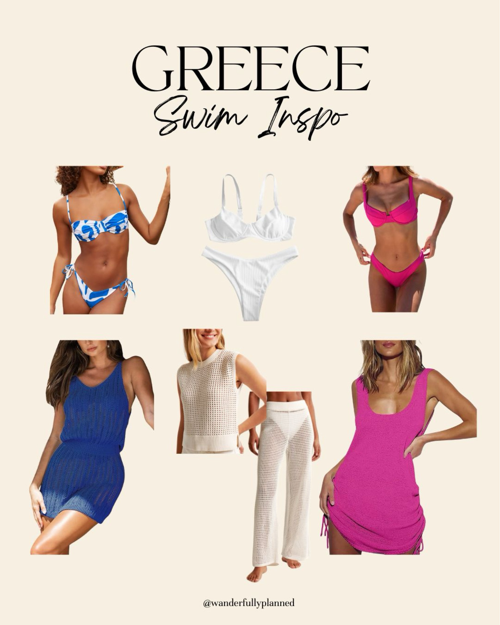 Greece Swim Inspo💙

#LTKswim #LTKfindsunder100