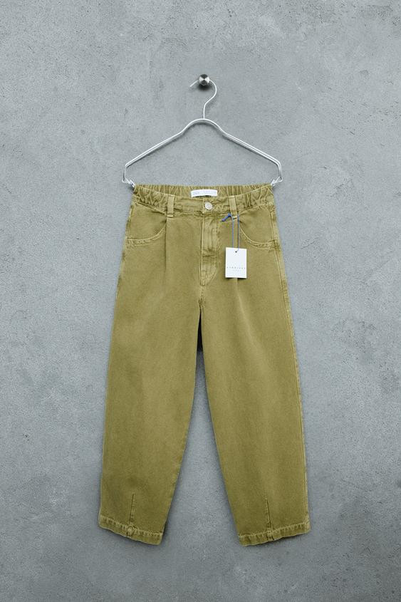 STORIESZ - CANVAS BALLOON PANTS | Zara US