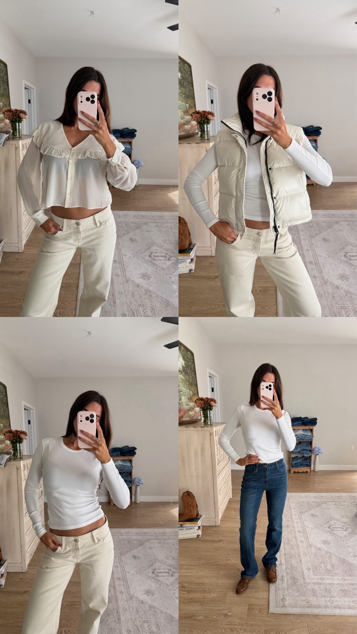 Aritzia fall clothes! Small in all tops and the vest! 26 in jeans! 

#LTKFindsUnder100 #LTKSeasonal #LTKStyleTip