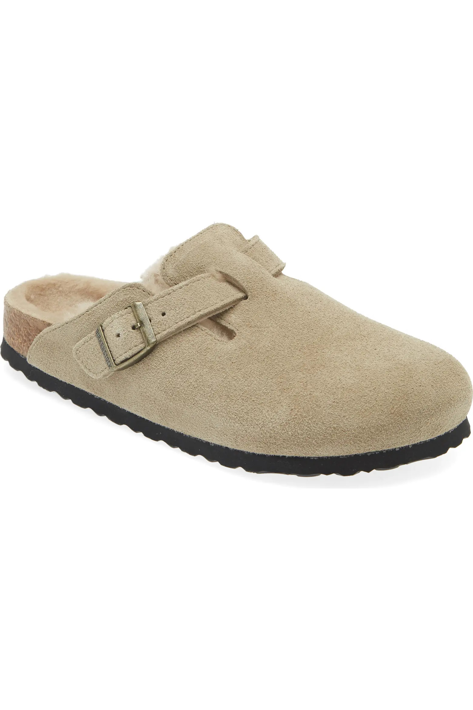 Boston Genuine Shearling Lined Clog (Women) | Nordstrom | Nordstrom