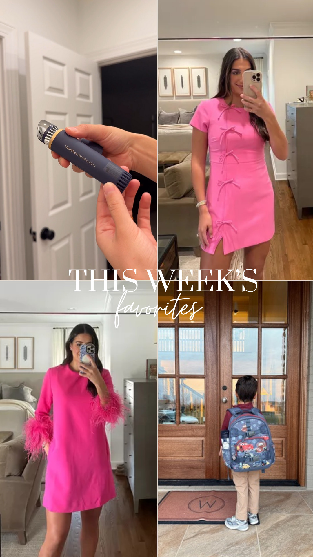  This weeks favorites with a little sprinkle of Valentines dress inspo 🩷

Weekly favs, this weeks favorites, fav finds, favorites, pink dress, valentines dress, Therabody, Therabody skincare, skincare finds, first day of school, school finds for toddlers, Grace white

 

#LTKValentine #LTKSeasonal #LTKKids