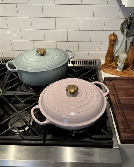 My new cookware babies 😊👩‍🍳🤌 great for wedding registries!!! I added the gold knobs ✨

#LTKHome #LTKFamily #LTKGiftGuide