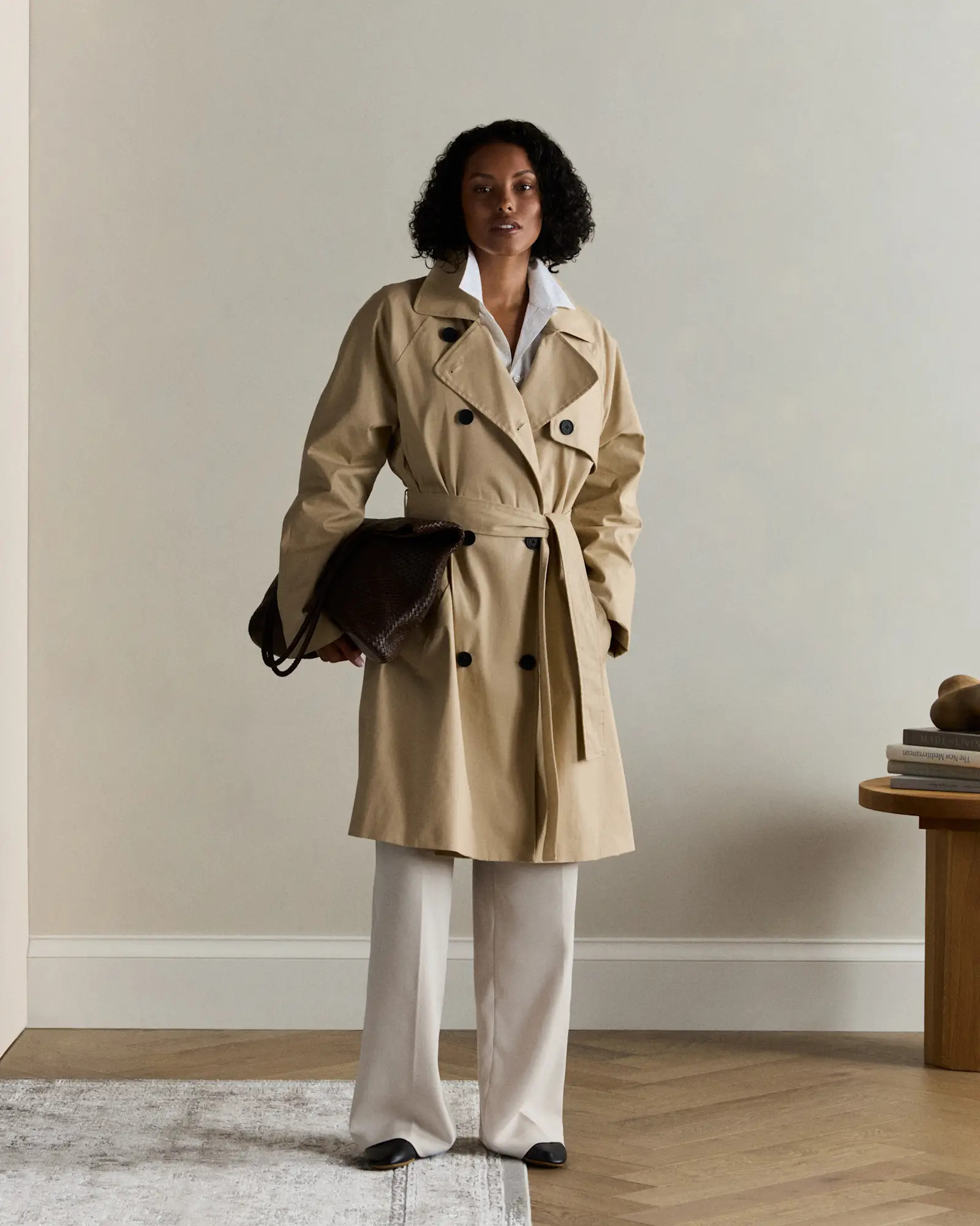 Comfort Stretch Trench Coat | Quince