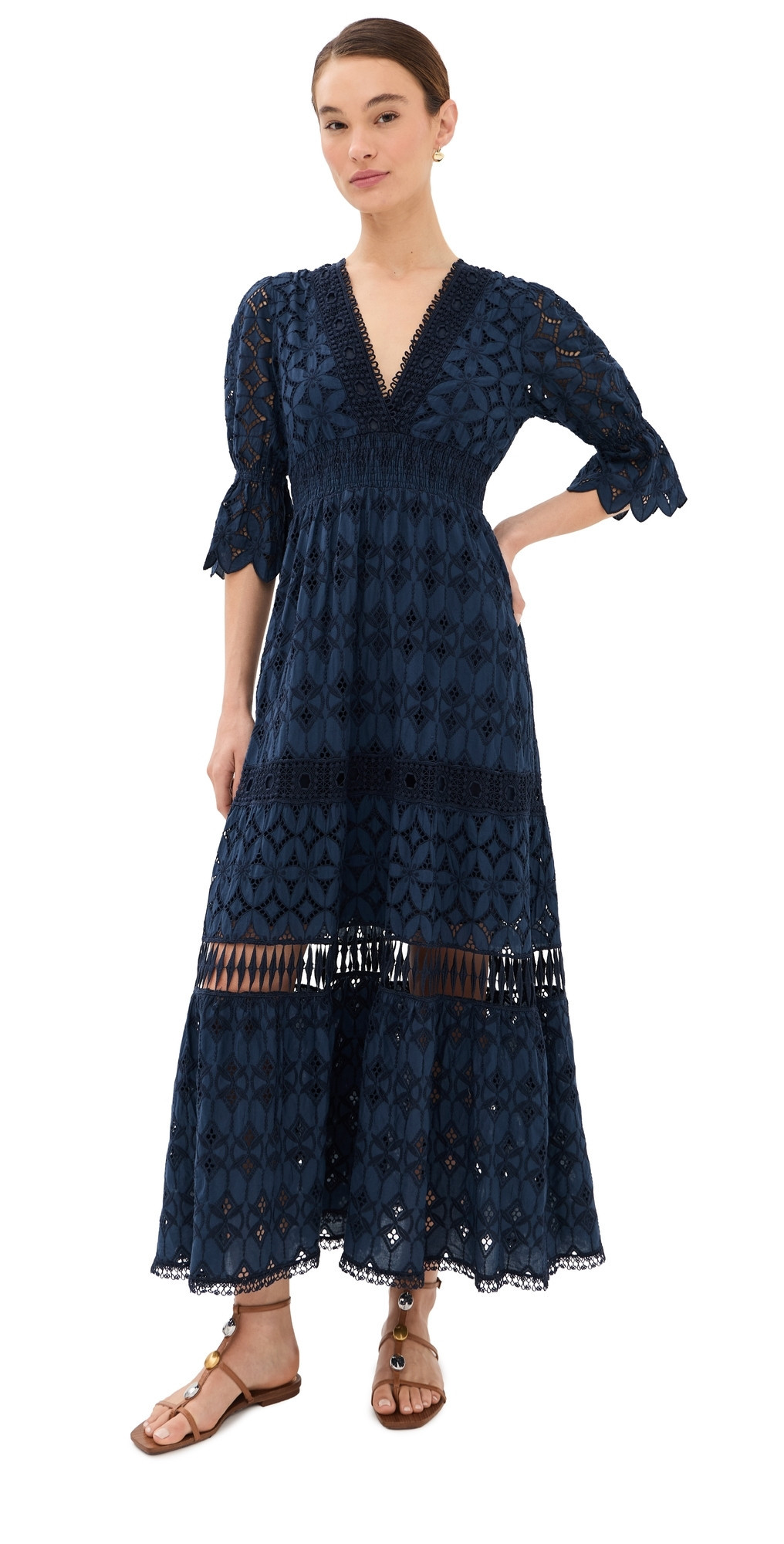 Temptation Positano Curry Dress Navy XL | Shopbop