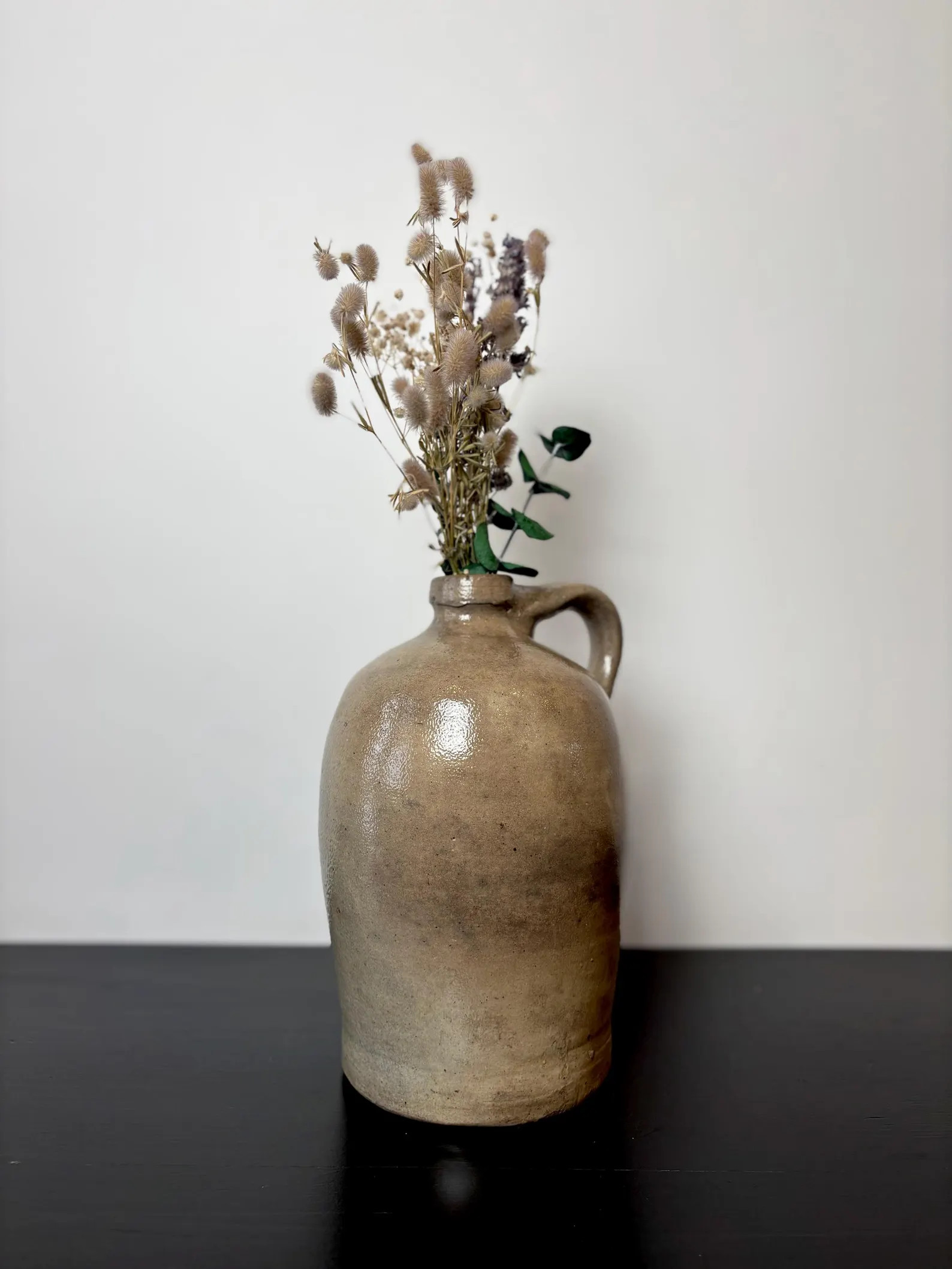 Antique Greige Medicine Stoneware Salt Glazed Crock Jug Rustic Farmhouse - Etsy Canada | Etsy (US)