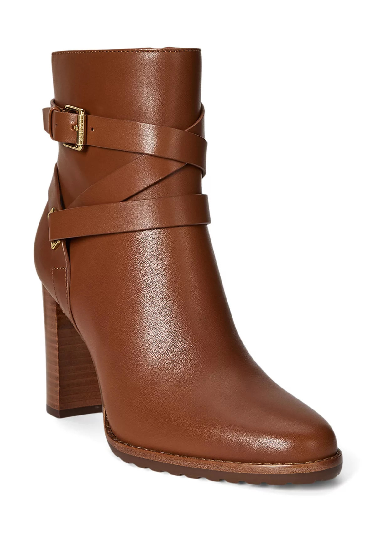 Collins Calfskin Bootie Heels | Belk
